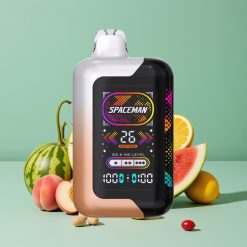 SMOK Spaceman SP40000 Zero Nicotine Disposable 40000 Puffs 20ml 1000mAh Juicy Peach Watermelon